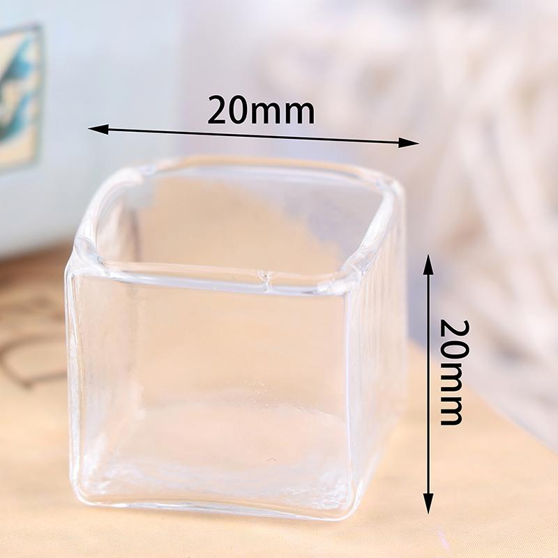 1:12 Dollhouse Miniature Mini Figure Accessories Playthings Transparent Candy Fruit Jar Candy Bottle Miniature Families Present