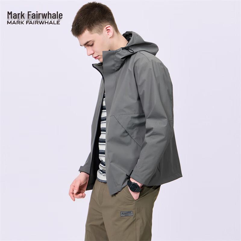Mark Fairwhale Men's Windproof Hooded Jacket