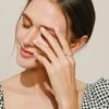 MODIAN Real 925 Silver Fantastic Natural Opals Finger Rings For Women Wedding Anniversary Jewelry Fine Accessories Anel