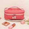 Small Fresh Macaron Cosmetic Bag Portable Large Capacity Wash Bags Contrast Color Girl Series Storage Handbag