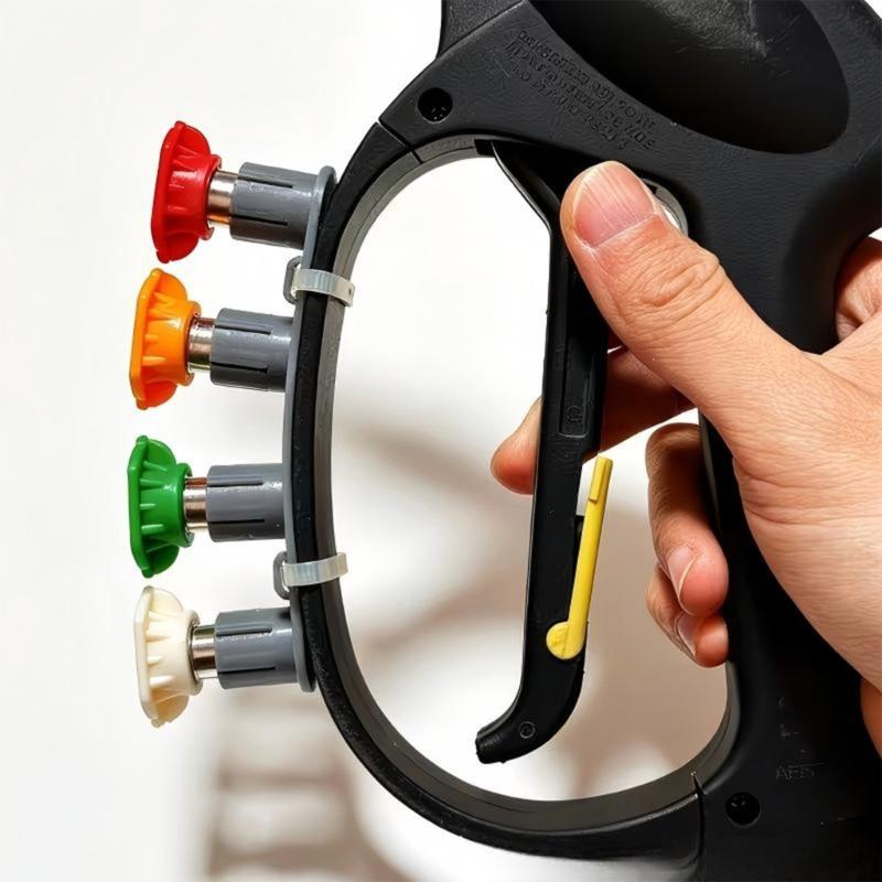 Universal Car Wash Nozzle Holder With Quick Insert Design For 4 Nozzles Storage In Garage Shop Plastic Nozzle Organizer