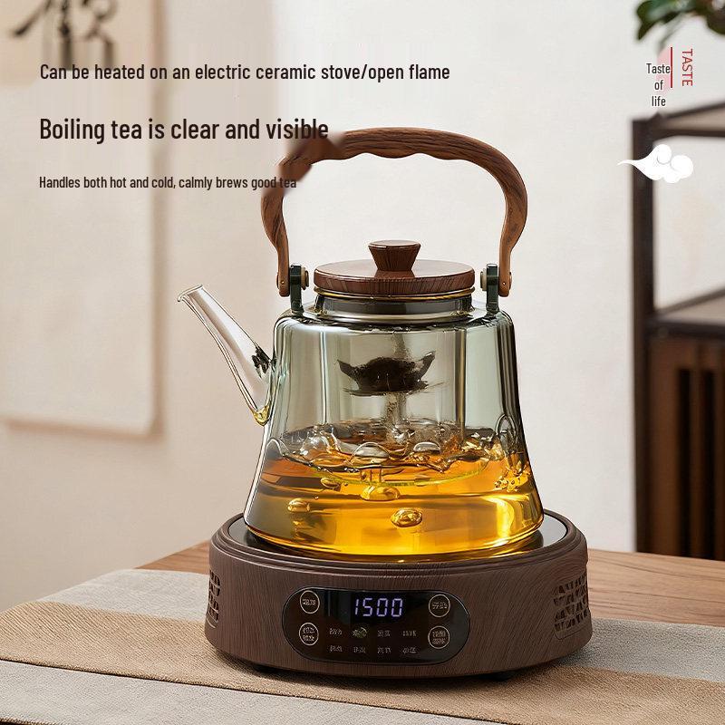 Thickened Glass Tea Brewing Pot
