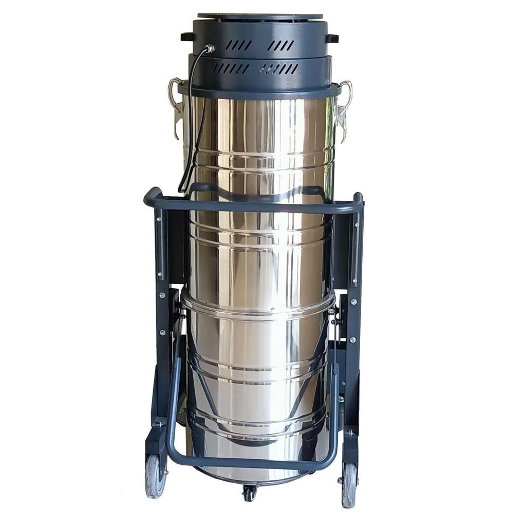 3600W Industrial Double-Barrel Vacuum Cleaner for Metal Powder Debris