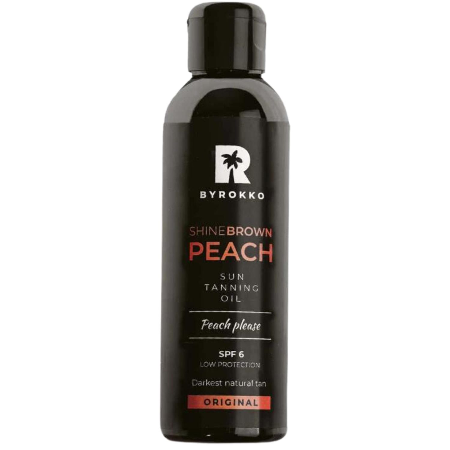 Olio Booster Abbronzante Byrokko Shine Brown Peach Tan SPF6