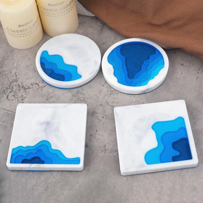 Silicone Coaster Resin Casting Mold Epoxy Fruit Tray Plate Mould Craft Tool. Silicone Coaster Resin Casting Mold Epoxy Fruit Tray Plate Mould Craft Tool.