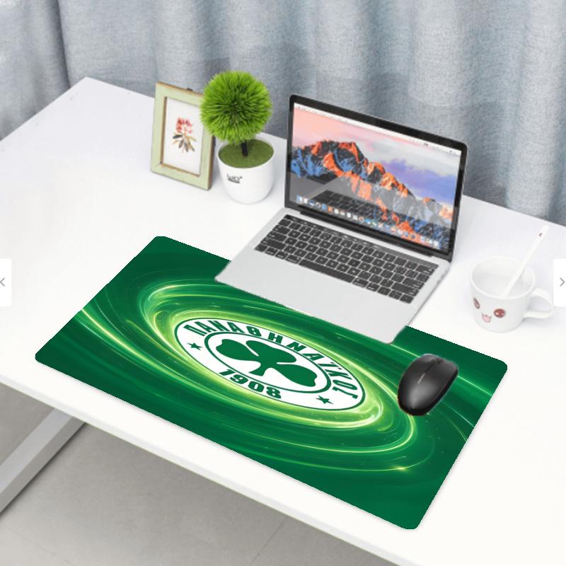 Panathinaikos FC Print Mouse Pad, Anti‑Slip Desktop keyboard Mat, for PC Laptop Gaming Working Daily Use, Cool Festival Birthday Gift