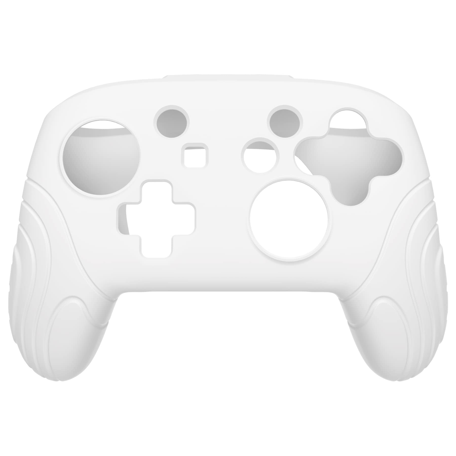 

Ergonomic silicone cover case for PlayVital Switch Pro soft rubber protector skin for Switch Pro Controller with thumb grip anti-slip Controller, cap.