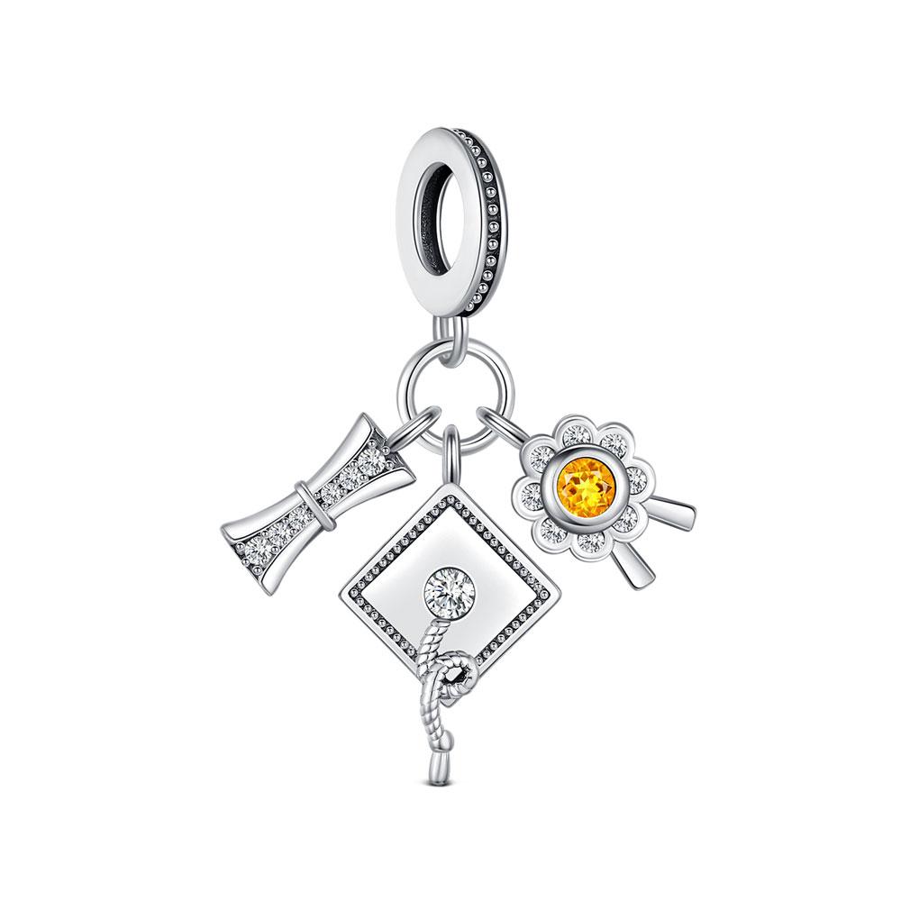 Copper Cute Car Bead Robot Charm Pink Pendant Fit Original Bracelet For Women Diy Fashion Jewelry Love Gift Elegant