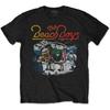 The Beach Boys Men's BBTS05MB T-Shirt, Black, Medium