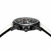 Angel Clover MONDO SOLAR Men's Leather/Rubber MOS42BBK-WH Wrist Watch