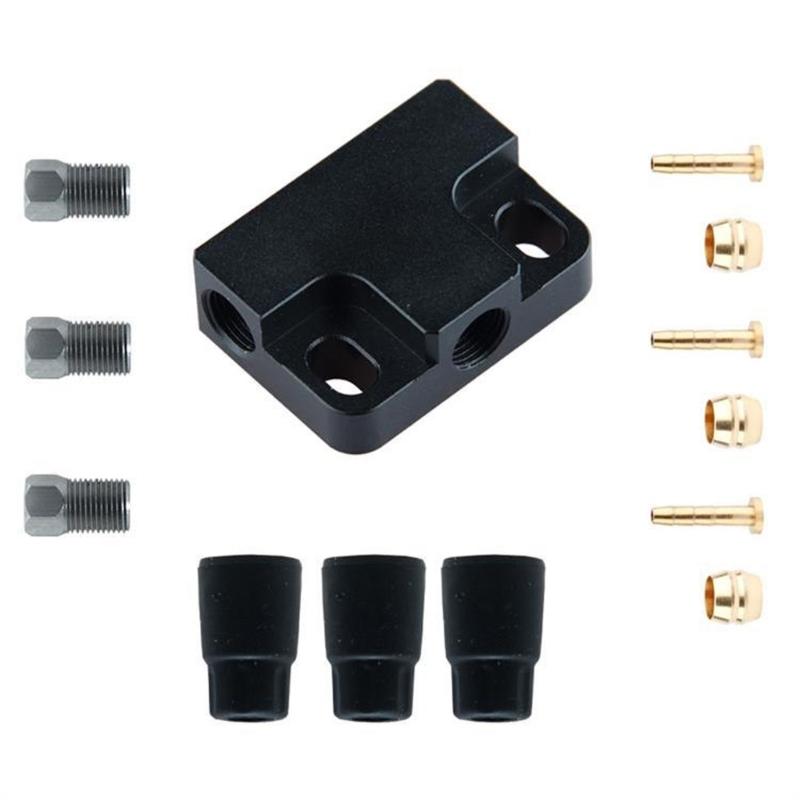 Aluminum Alloys Bicycles Brake Hydraulic Splitters 1 To 2 Joint Adapters For Tricycles Bike Brake System Enhancement