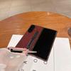 Samsung Z Fold7 Electroplated Leather Case with Stand & Stylus for Z Fold6/5/4/3