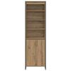 Tall Cabinets Rustic Oak Design 60 x 36 x 200 cm
