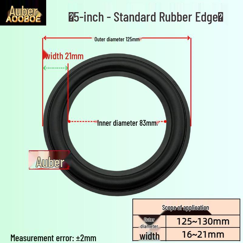 Audio Speaker Rubber Edge Repair Rings: 3/4/5/6.5/8/10/12 Inch Replacement