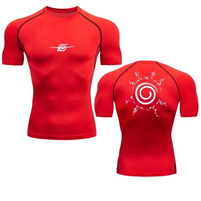 Men's Compression Sport Quick Dry Gym T-shirts Fitness Bodybuilding Quick-drying Sweatshirt Top Tees Summer Male Sweat Absorbent