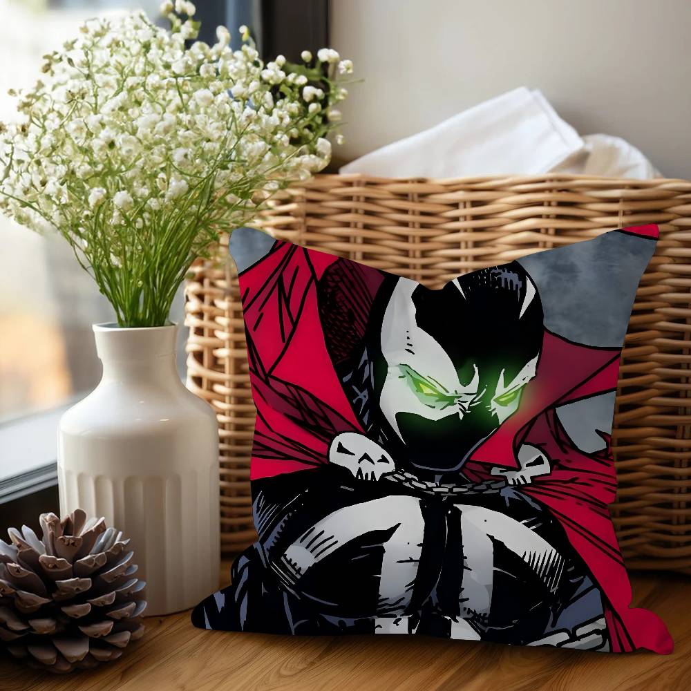 S-Spawn Anime Pillow Cushion Cover Pillowcase Living Room Sofa Home Decor Customized