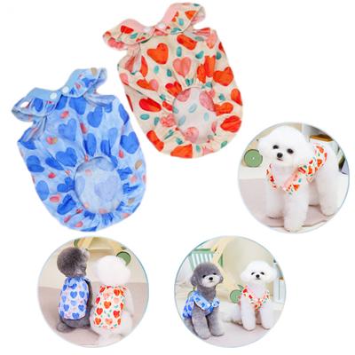 Sommer-Haustier-Hundekleidung, atmungsaktiv, dünner Mantel für kleine und mittelgroße Hunde, Weste, Katzenkleidung, Welpen-Shirts, Kätzchen-Jacke für Chihuahua, Corgi, Pudel, Teddy, Bulldogge