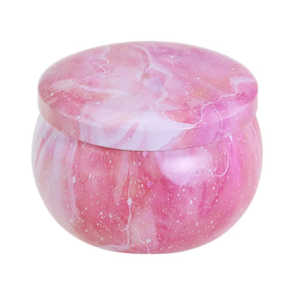 4.4oz Aroma Candle In Drum-shaped Tinplate Gift Jar