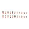 3D Starry Sky Gradient Detachable Manicure Nails - 24 Pieces