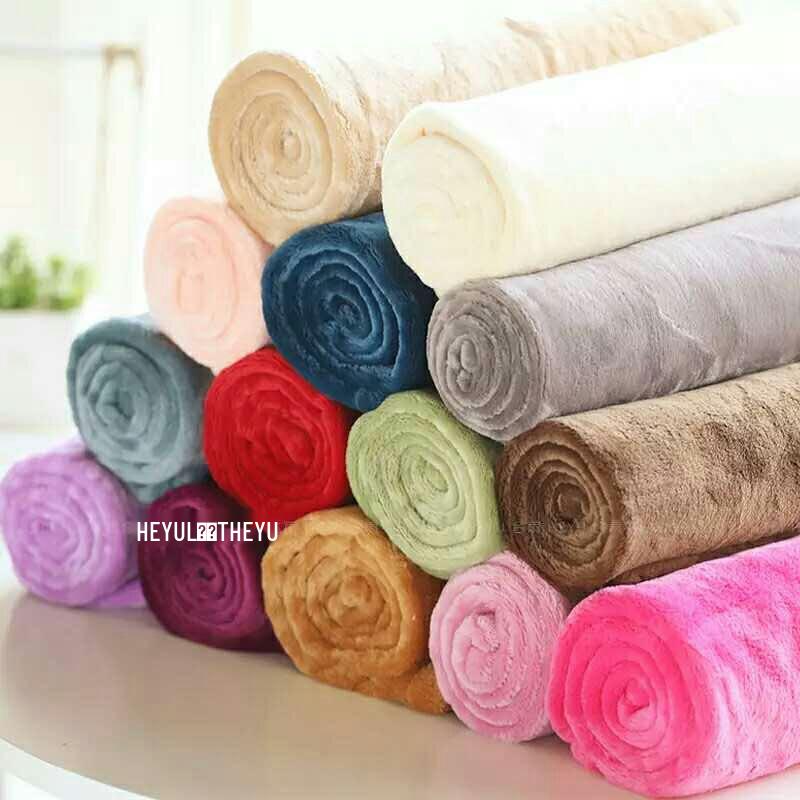 Cozy Coral Fleece Thick Flannel Blankets - Soft Nap Wool for Single/Double Beds, Ideal for Gifts