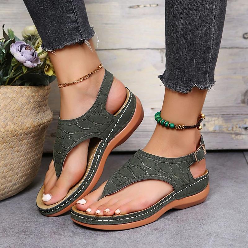 Wedges Shoes for Women High Heels Sandals Summer Shoes 2025 Flip Flop Chaussures Femme Platform Sandals Plus Size 35-43