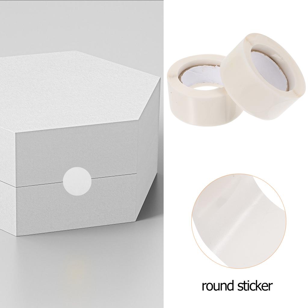 Clear Sealing Stickers Safe Transparent Gift Wrapping Party Favor Labels Biscuit Bag Sealer Various Surfaces