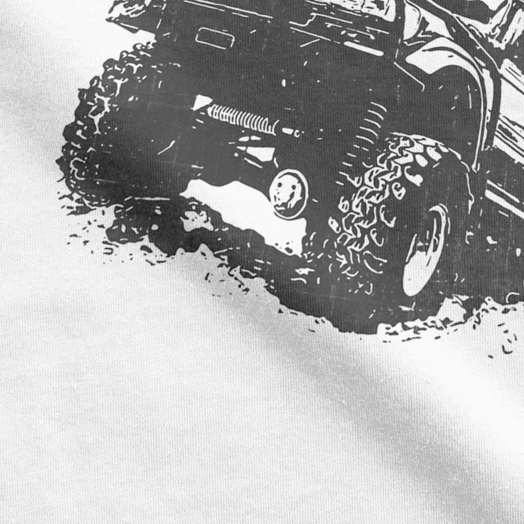 Land Car Cruiser J80 Route T-Shirt Homme Vintage Série 80 T-Shirt Coton Vintage Col Rond Manches Courtes T-Shirt Nouveauté Hauts