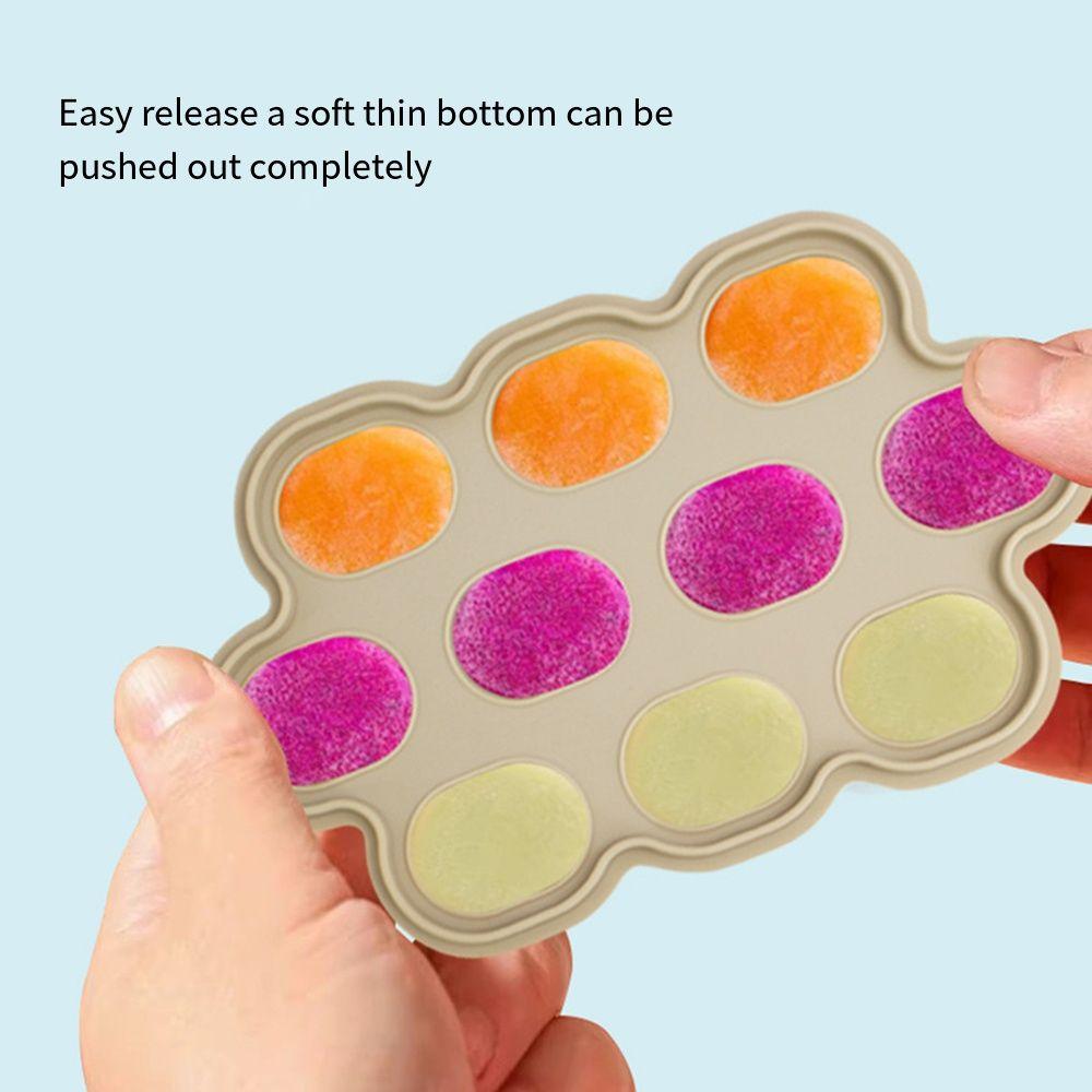 Durable Silicone Nibble Freezer Maker BPA Free Baby Fruit Food Feeder Teether Tray  Infant
