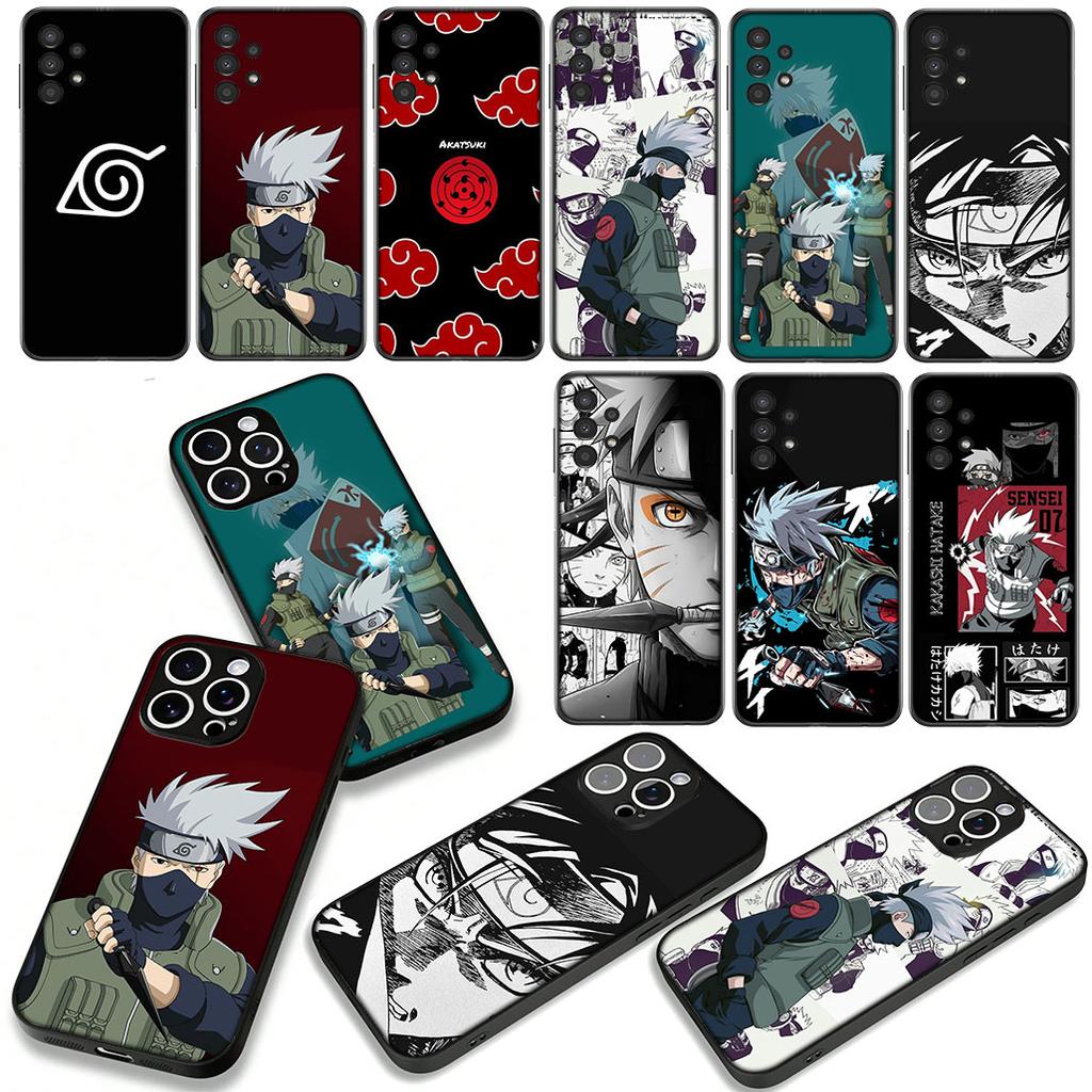 Kakashi Narutos Akatsuki Sasuke Case for Samsung Galaxy A07 A13 A12 A14 A23 A42 A50 A51 A52 A53 A70 A71 A72 A04 Note 20 9 8 10