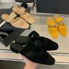 Fashion Fashion Square Toe Ladies Flats Slippers Sandals Shoes Spring Summer Beach Female Slides Women Flats Slippers Mules Shoes