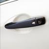 Carbon fiber look Side Door Handle Cover Trim For Nissan Kicks 2017-