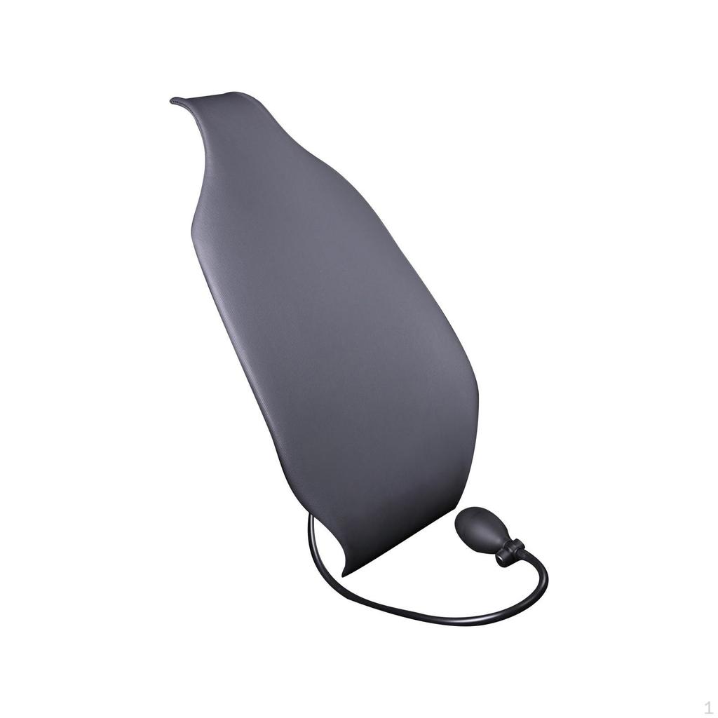 Auto-Lendenwirbelstützkissen/Luftbewegliche Rückenlehne, Verstellbar, Universell, Bequem, PU-Rückenkissen,