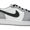 Air Jordan 1 Retro Low OG Barons Men Sneakers White Black Wolf-Grey CZ0790-110