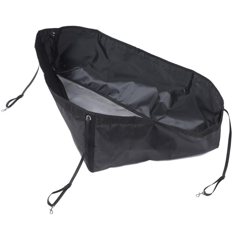 Horse Corner Hay Feeder Bag 1000D Mesh Bottom Heavy Duty Nylon Rope Reinforced Grommets Large Capacity Slow Feed Bags for Horse