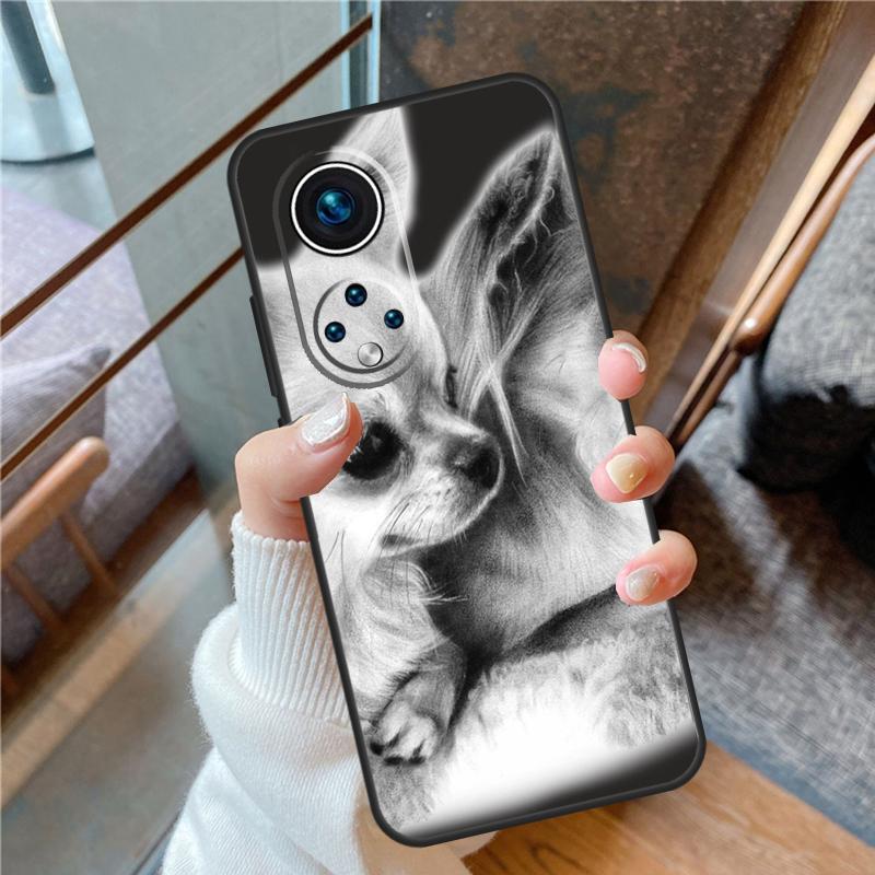 Chihuahua Face Floral Dog Case For Honor 90 70 50 Lite Magic 5 Pro Cover For Honor X8 X9 X7 X8a X9a X7a X6a X9b 9X 8X