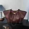 Cross Retro High-End Women's Versatile Tote, European-American Fashion, Large Capacity Shoulder Bag