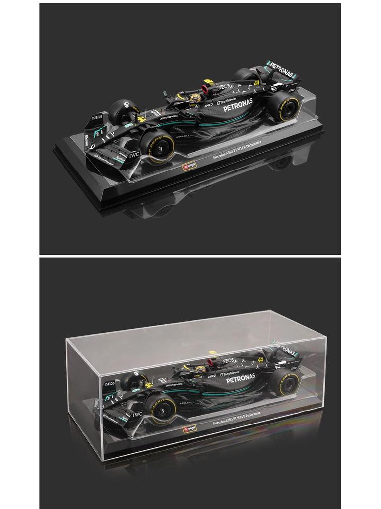 Bburago 1:24 2023 Mercedes W14 F1 Car Model - Lewis Hamilton Edition