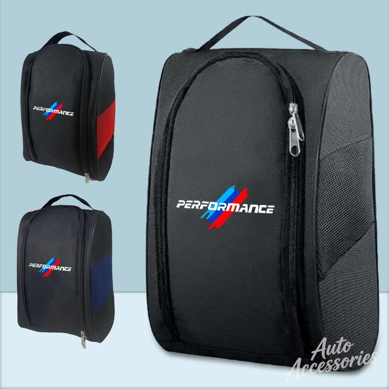 Car Sneaker Storage Bag Travel Shoes Storage Auto Accessory For BMW Performance M E46 E90 F20 E39 E91 E87 E60 E93 F10 X3 sticker pdcr06