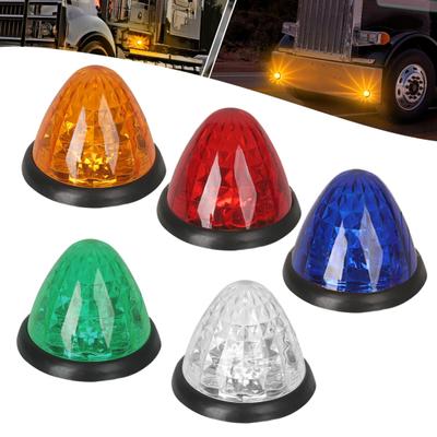 LED Watermelon Lights Rich Color Bumper Lights High-bright Trailer Side Marker Lights Turn Signal Lights for Semi Truck