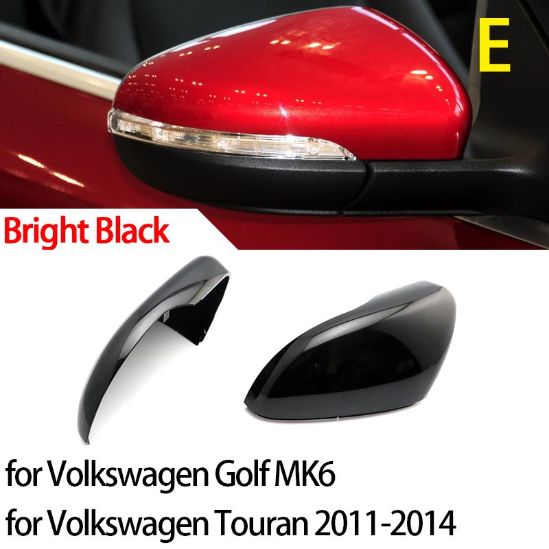 Carbon Look Side Wing Mirror Cover for VW Golf 7.5 MK7 7 GTD R GTI 6 Passat B7 CC Scirocco Polo 6R 6C MK6 Cap for Jetta 6 MKVI