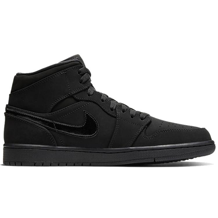 Jordan 1 Mid Triple Black 2020 554724-056