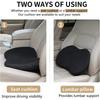 New Car Seat Cushion 2 In 1 Memory Foam Seat Pad for Sciatica Lower Back Pain Relief Seat Cushion for Car Seat Driver Comfort