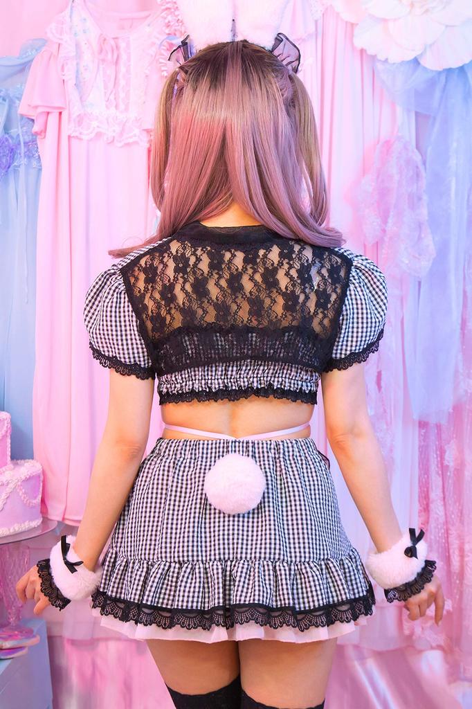 Clearstone SugarWhip Cosplay Halloween Bunny Maid Bitter Pink Women's Pink