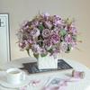 1/3PCS Artificial Flowers Wedding Party Home Bedroom Decorations Bridal Bouquets Garden Fake Silk Peony Hydrangeas Vase Outdoor