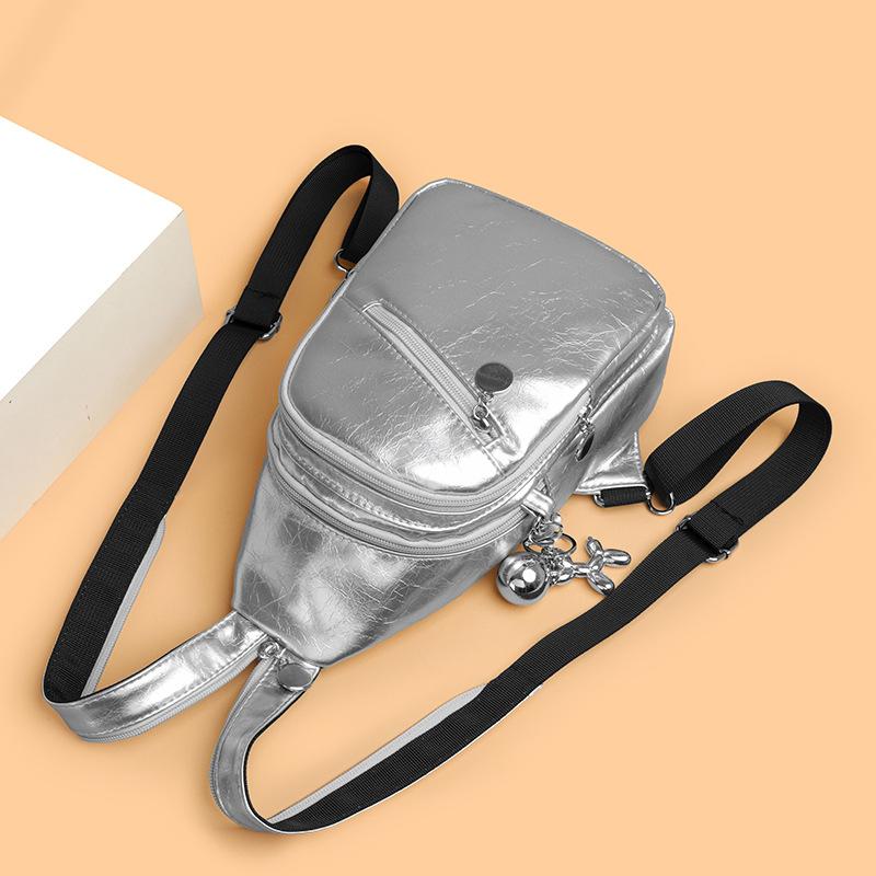 Fashionable Chest Bag, Small Bag, Multi-purpose Backpack, Ladies' Bag, Chest Bag, Multi-layered Crossbody Bag