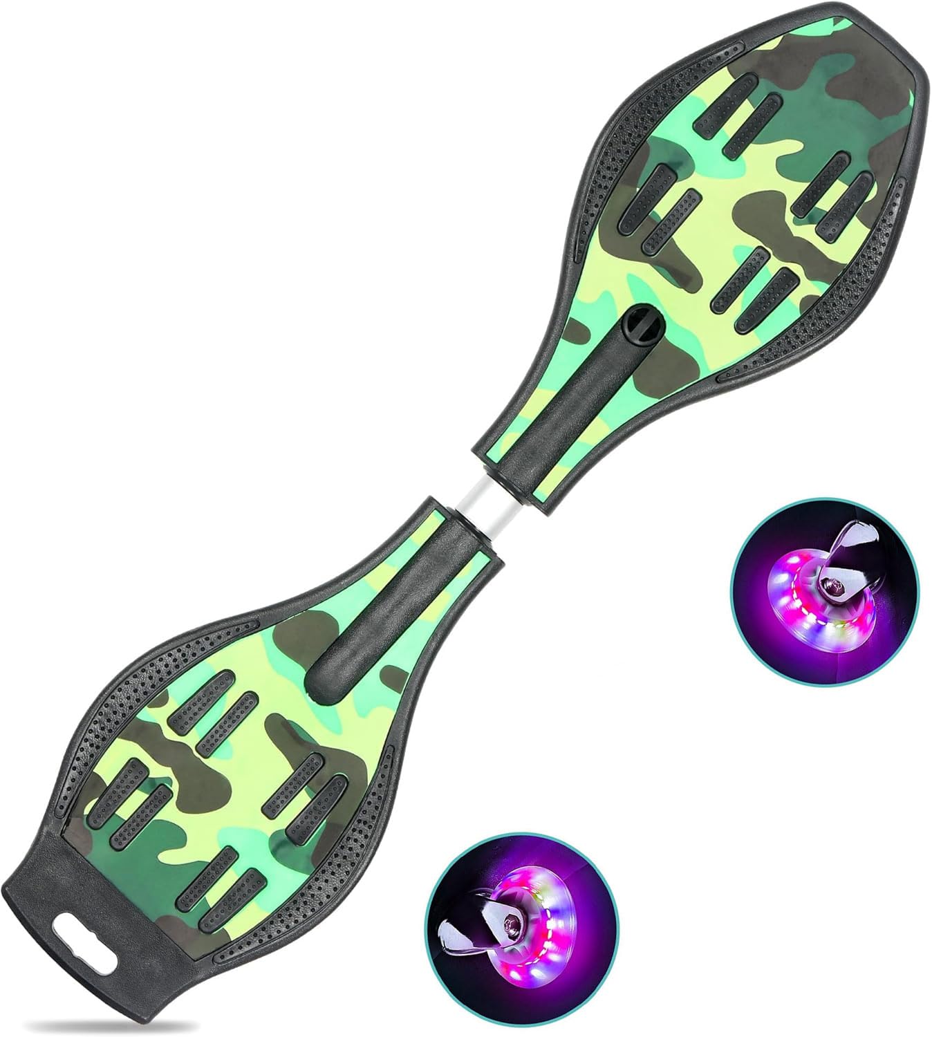 

AISFA Kids Skateboard, Braveboard, Kids Skateboard, S-Board, Bladeboard, Kids Skate, Kickboard, Gift for Christmas, Outdoor Play, Toy, Light-up Wheels