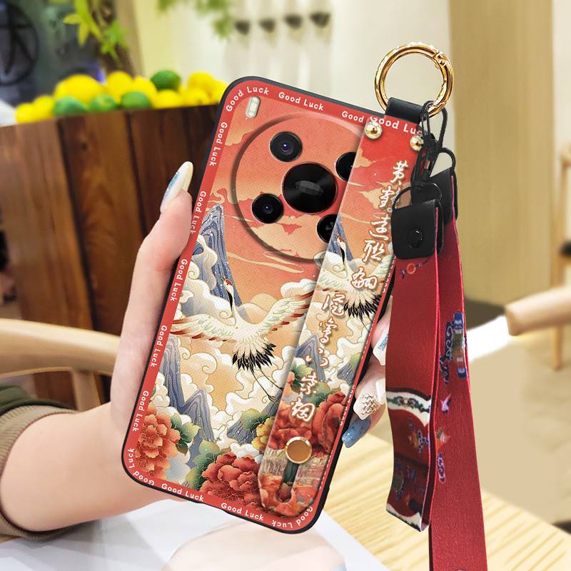 Custodia per telefono alla moda per anziana per ZTE Blade V70 Max/Nubia V70 Max Supporto per telefono Laccetto Copertura posteriore Custodia morbida per la mamma