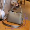 Women's Genuine Leather Handbag Luxury Bucket Style Casual Lady Fashi Shoulder Crossbody Messenger Bag for Girls 2026