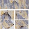 Hip Hop Watercolor Marble Pattern Oversized Summer Shirt