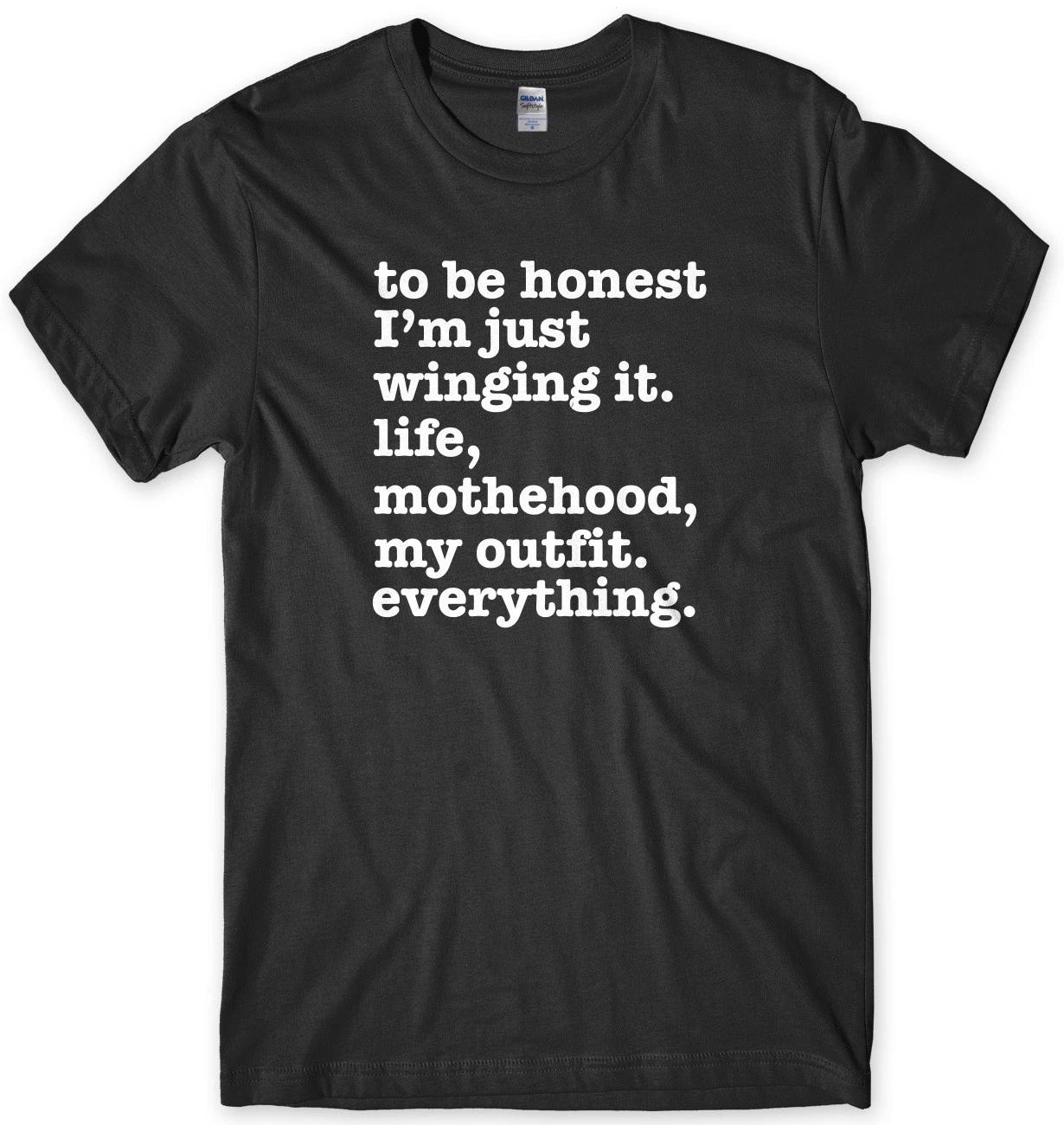 I m Just Winging It. Funny Mens Unisex T-Shirt 3XL